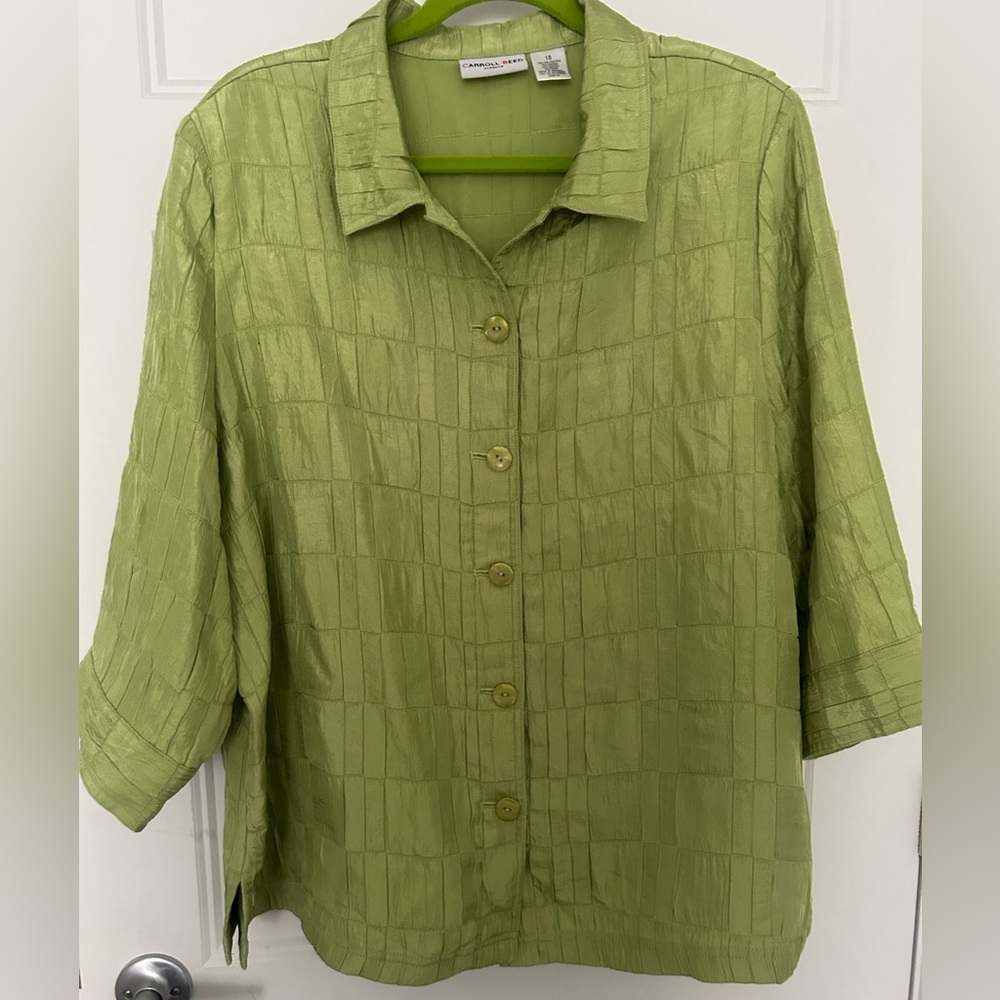 Classic Carroll Reed Satiny Jacket Sz.18